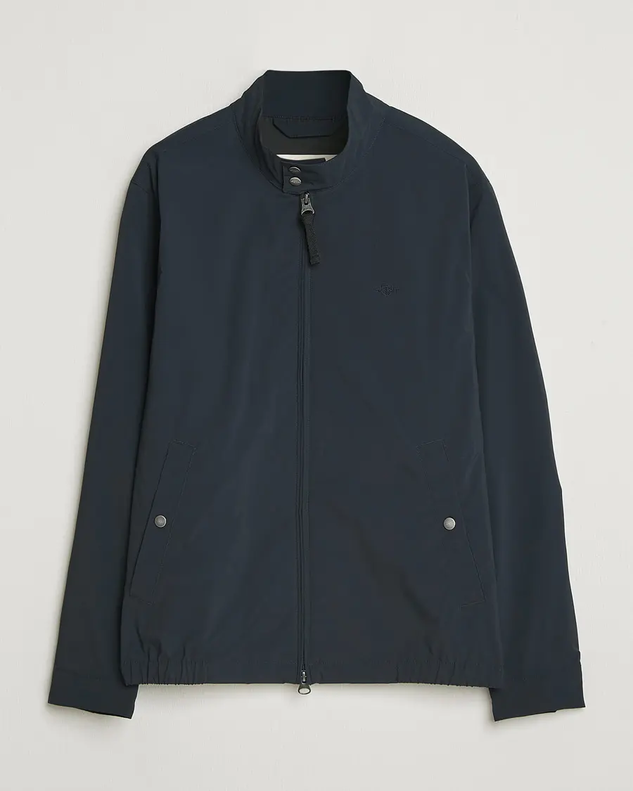 GANT Lightweight Harrington Jacket Black