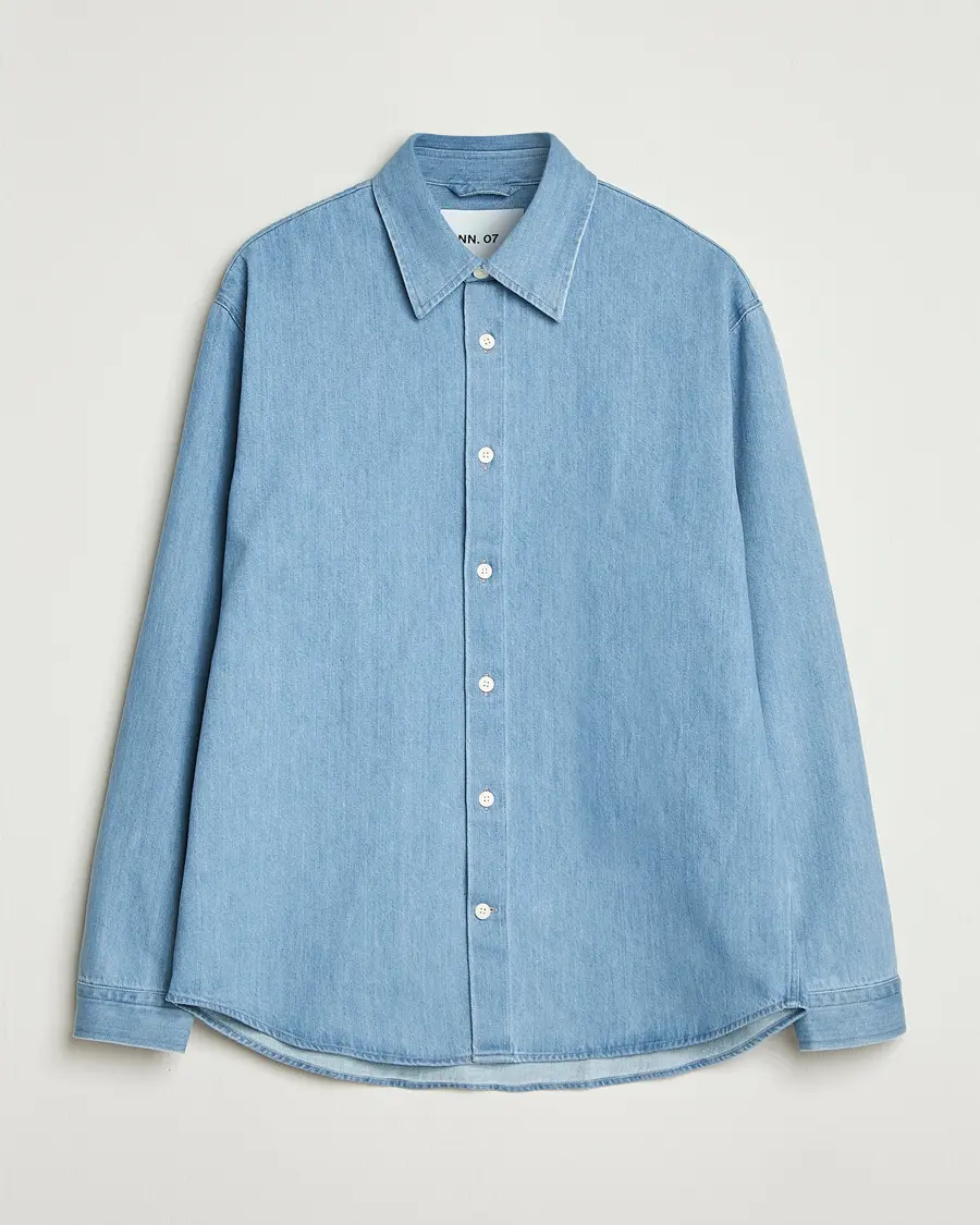 NN07 Casper Denim Overshirt Blue