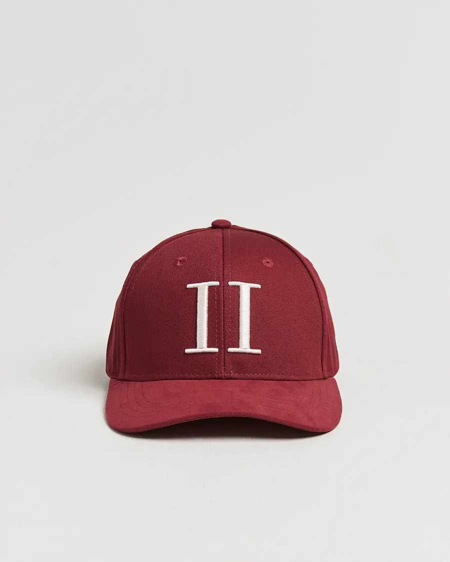 Les Deux Baseball Cap Suede II Port Royal Red