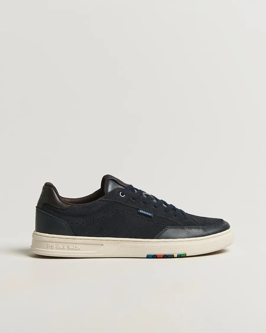 PS Paul Smith Hillstar Suede/Leather Sneaker Navy