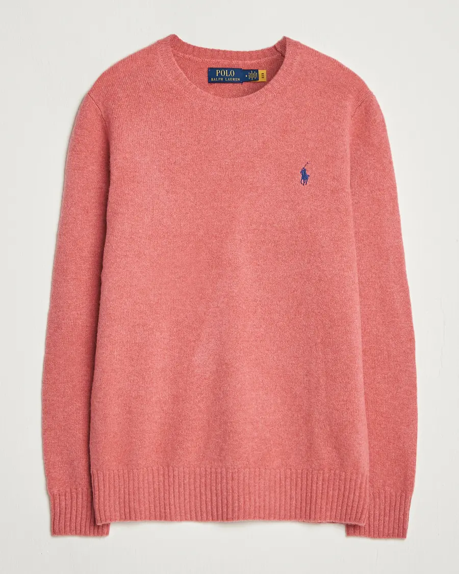 Polo Ralph Lauren Wool/Cashmere Crew Neck Strawberry Gelato