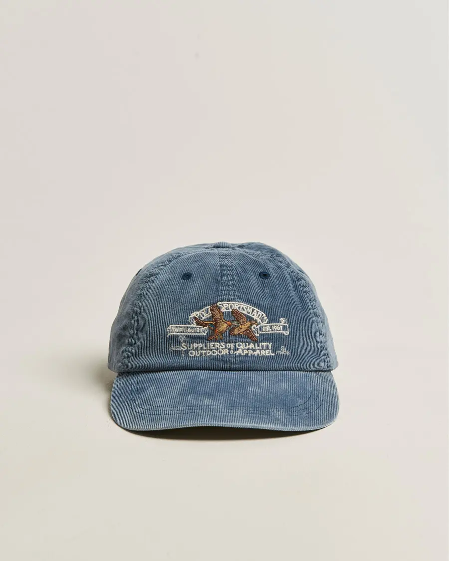 Polo Ralph Lauren Corduroy Bill Cap Faded Navy