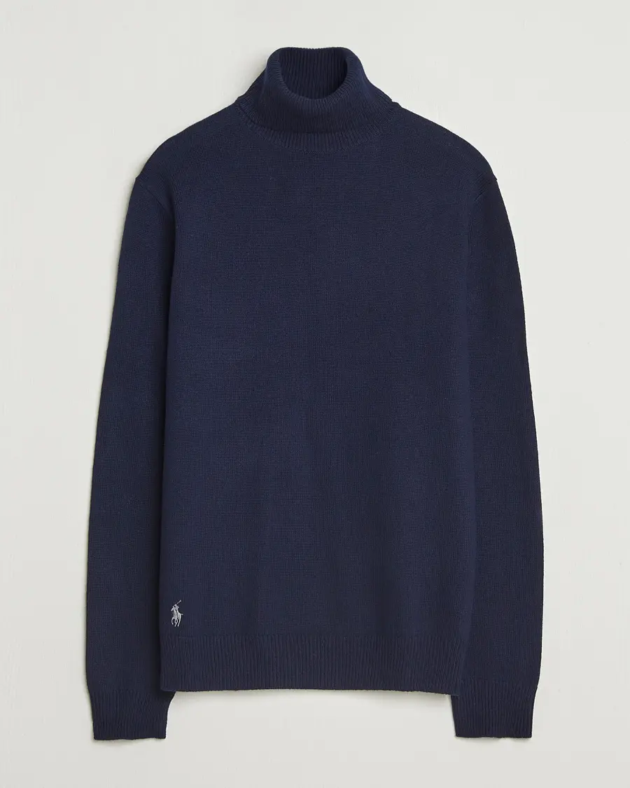 Polo Ralph Lauren Cotton/Wool Rollneck Hunter Navy