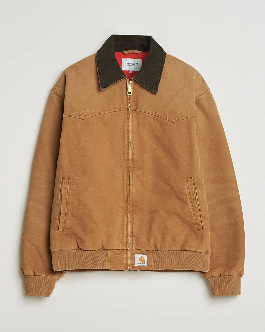 Carhartt WIP OG Santa Fee Jacket Hamilton Brown Grind Washed