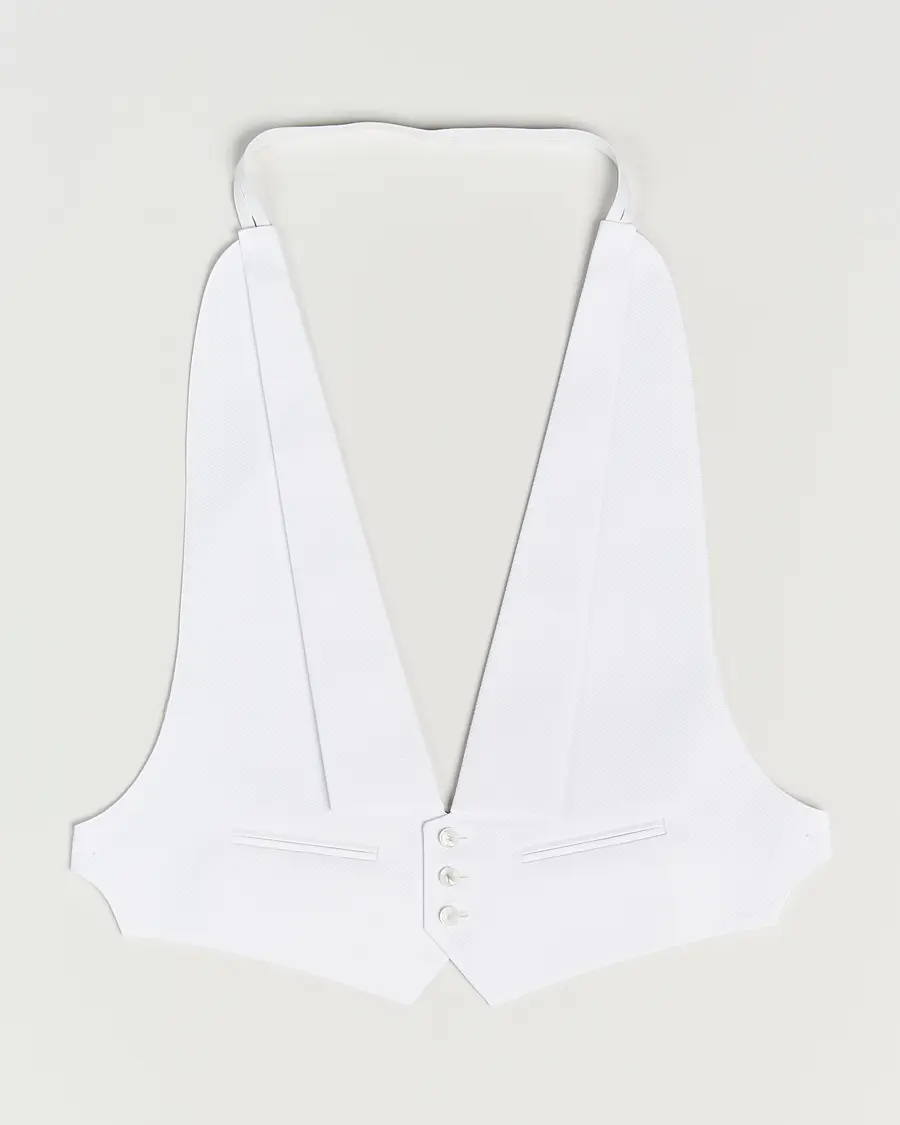Stenströms Evening Waistcoat White