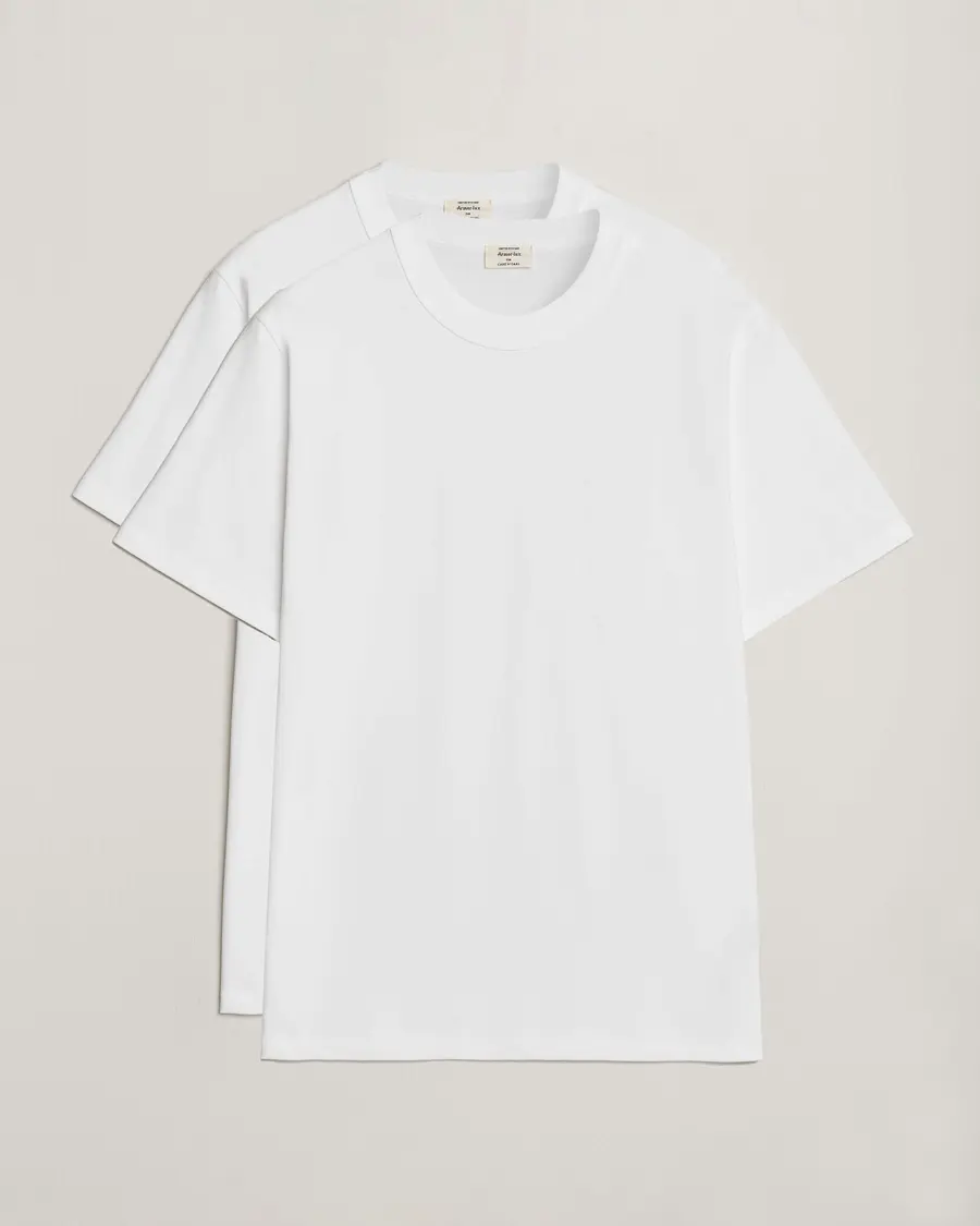 Armor-lux 2-Pack Heritage Callac T-Shirt White/White
