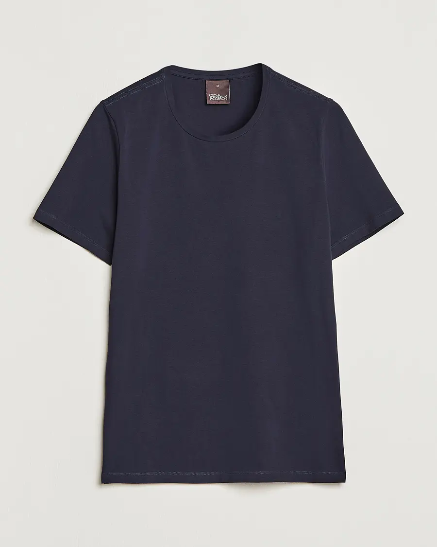 Oscar Jacobson Kyran Cotton T-Shirt Navy