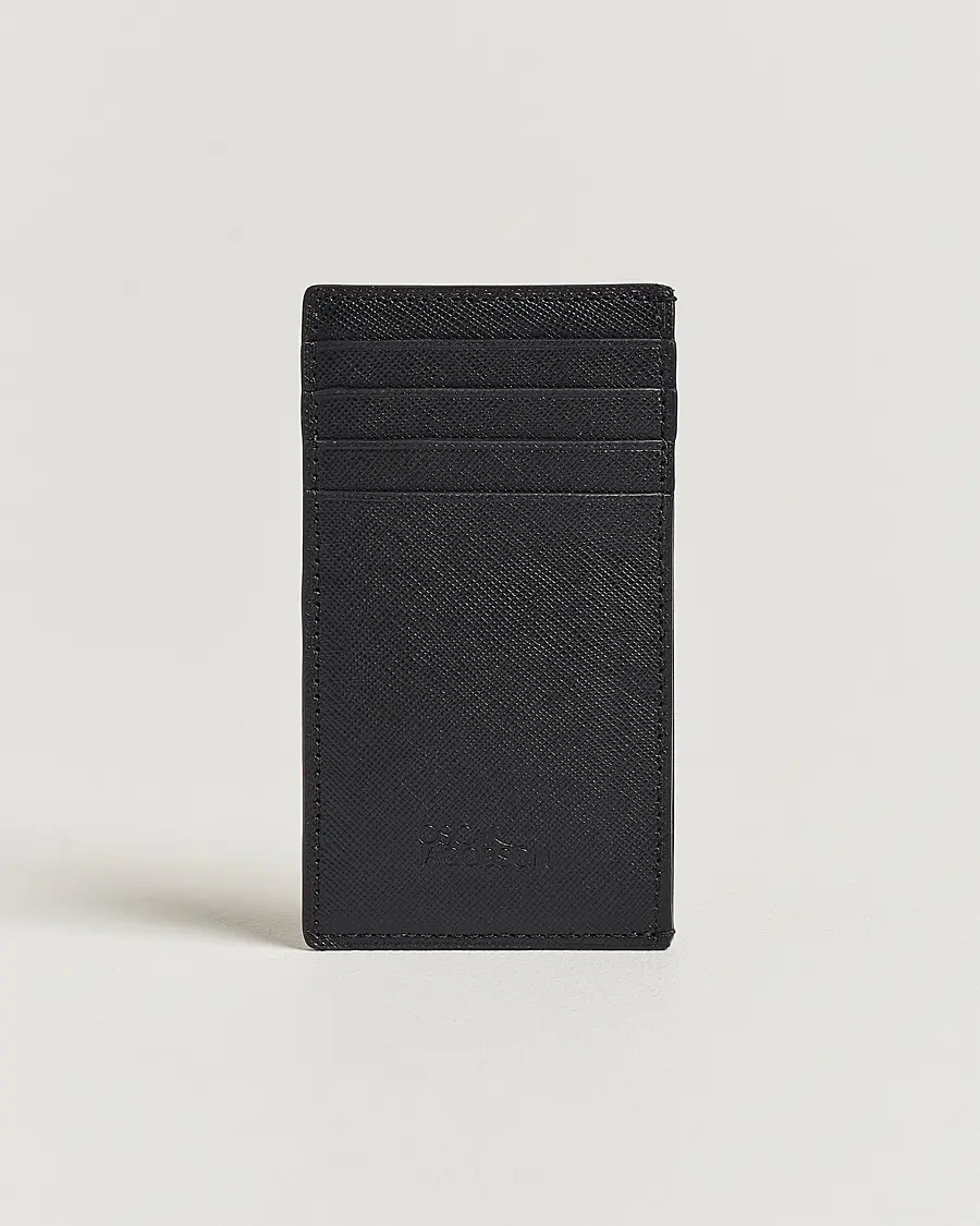 Oscar Jacobson Card Holder Leather Black