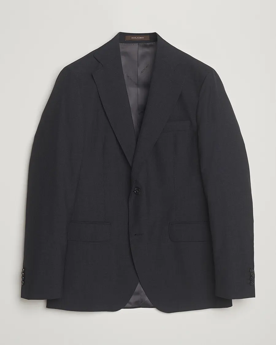 Oscar Jacobson Fogerty Wool Blazer Grey