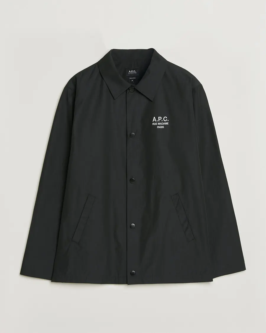 A.P.C. Rue Madame Coach Jacket Black