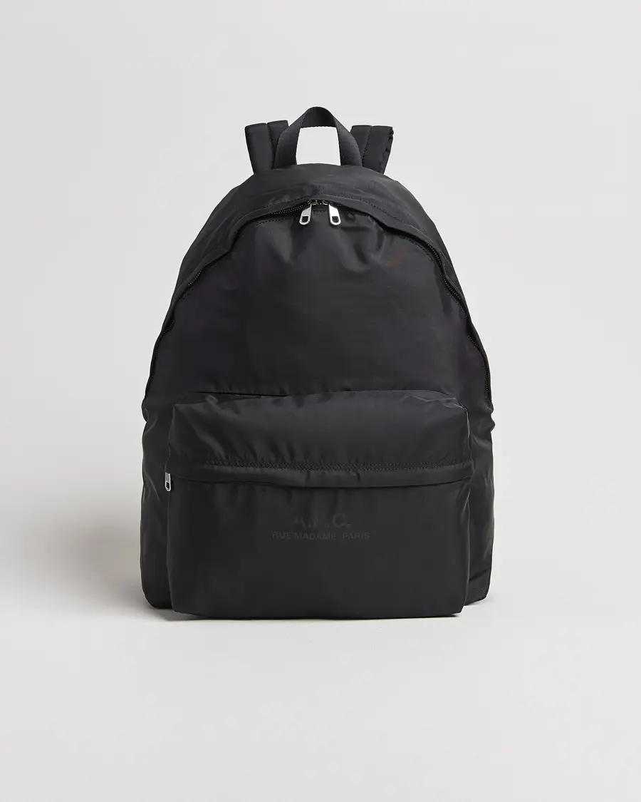 A.P.C. Backstage Nylon Cordura Backpack Black