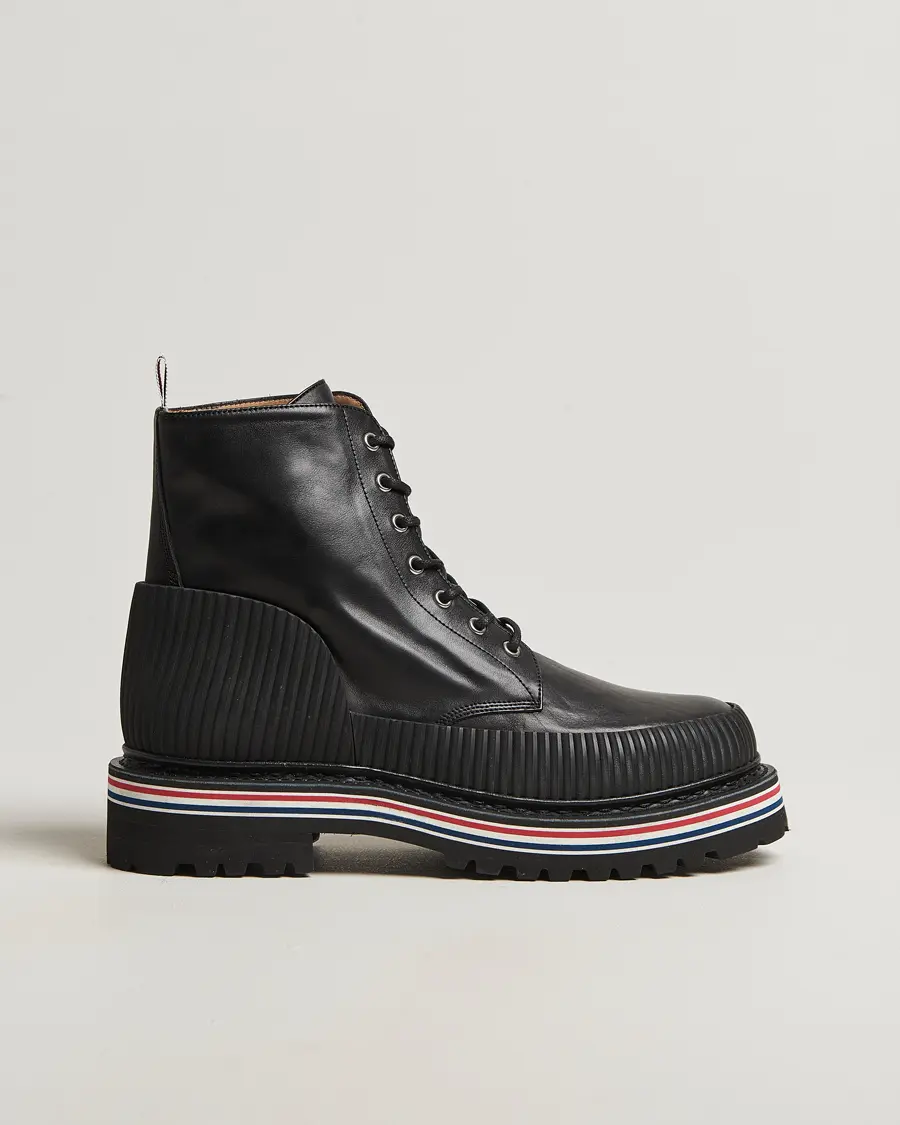 Thom Browne All Terrain Boots Black Calf