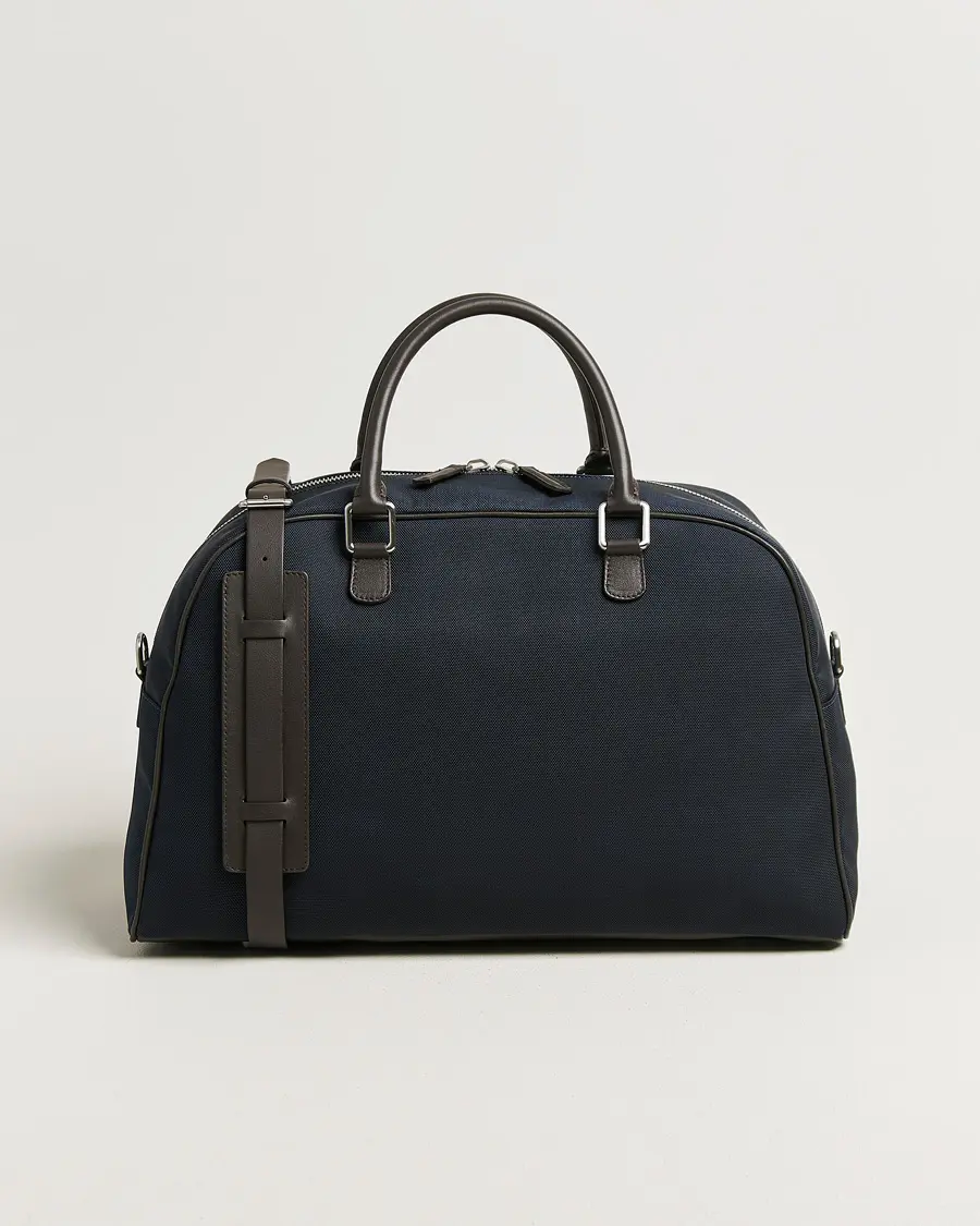 Anderson's Balistic Nylon/Leather Weekendbag Navy