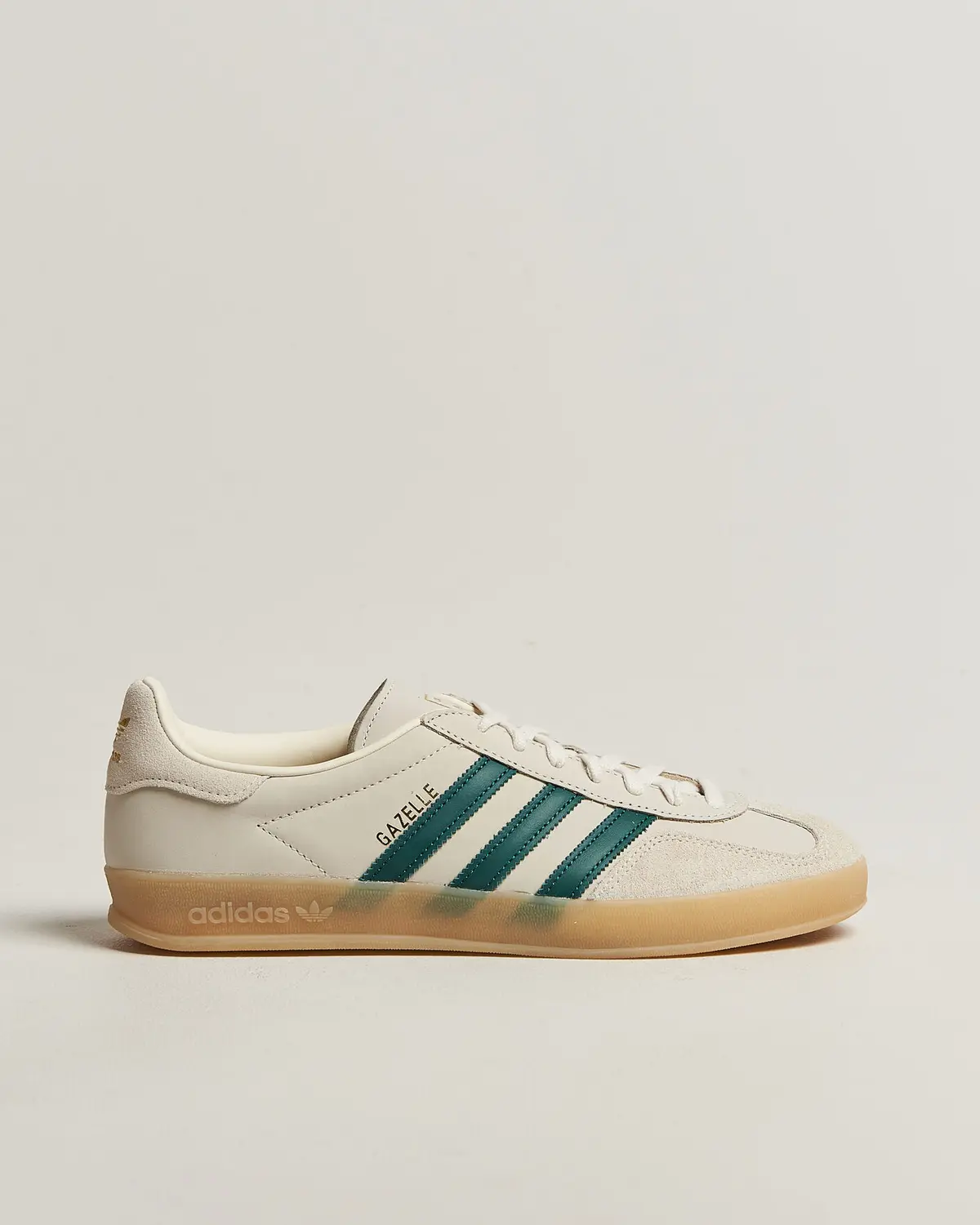 adidas Originals Gazelle Indoor Sneaker Beige/Green