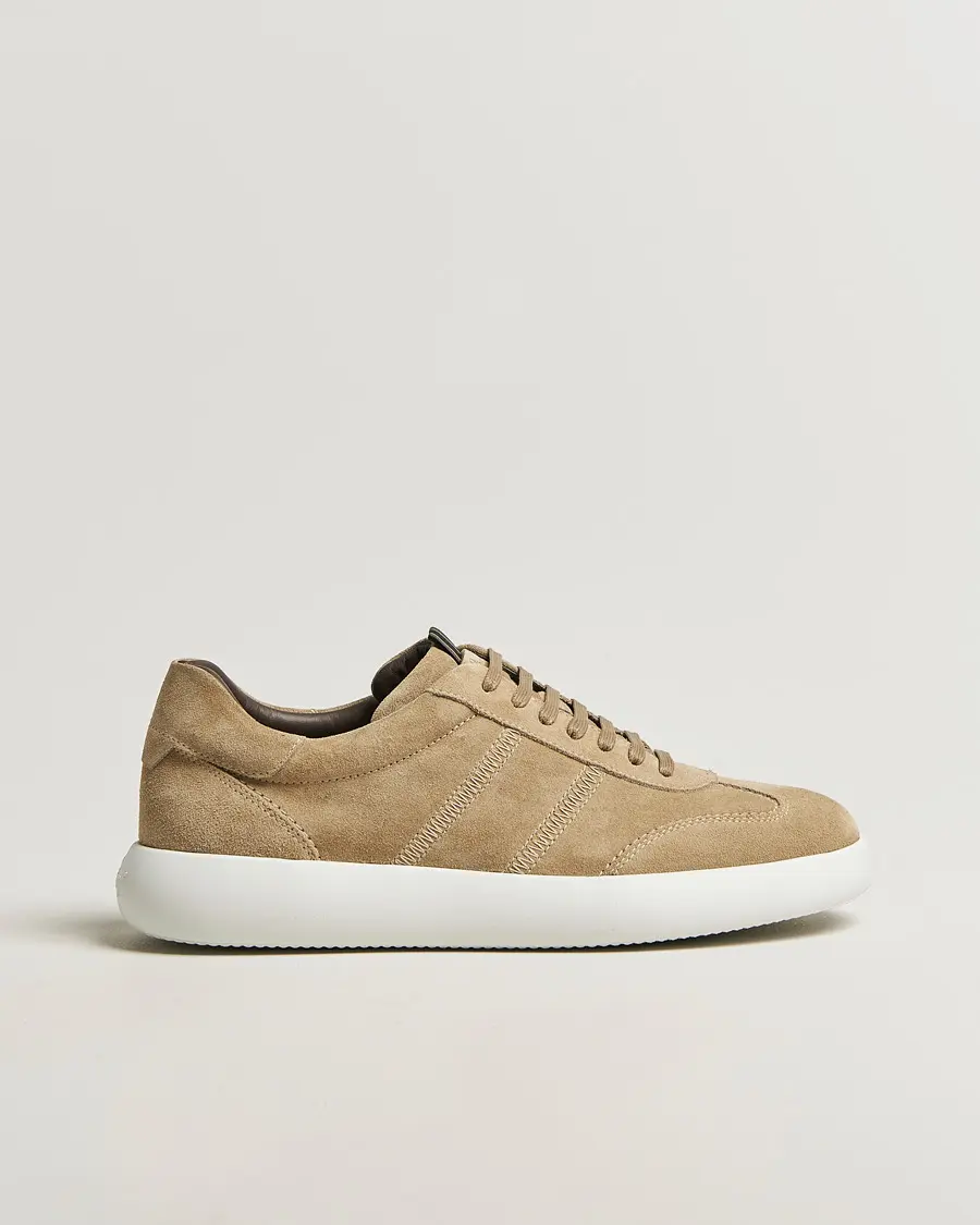 Brioni Cassetta Sneakers Beige Suede