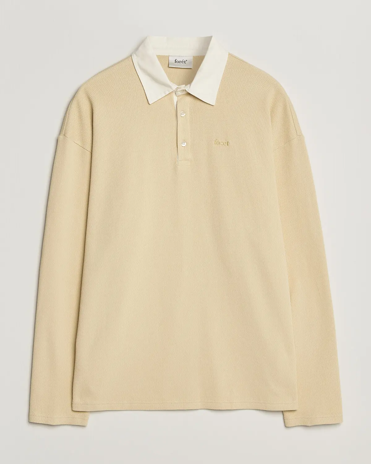 Forét Match Rugby Structured Sweatshirt Vintage Yellow