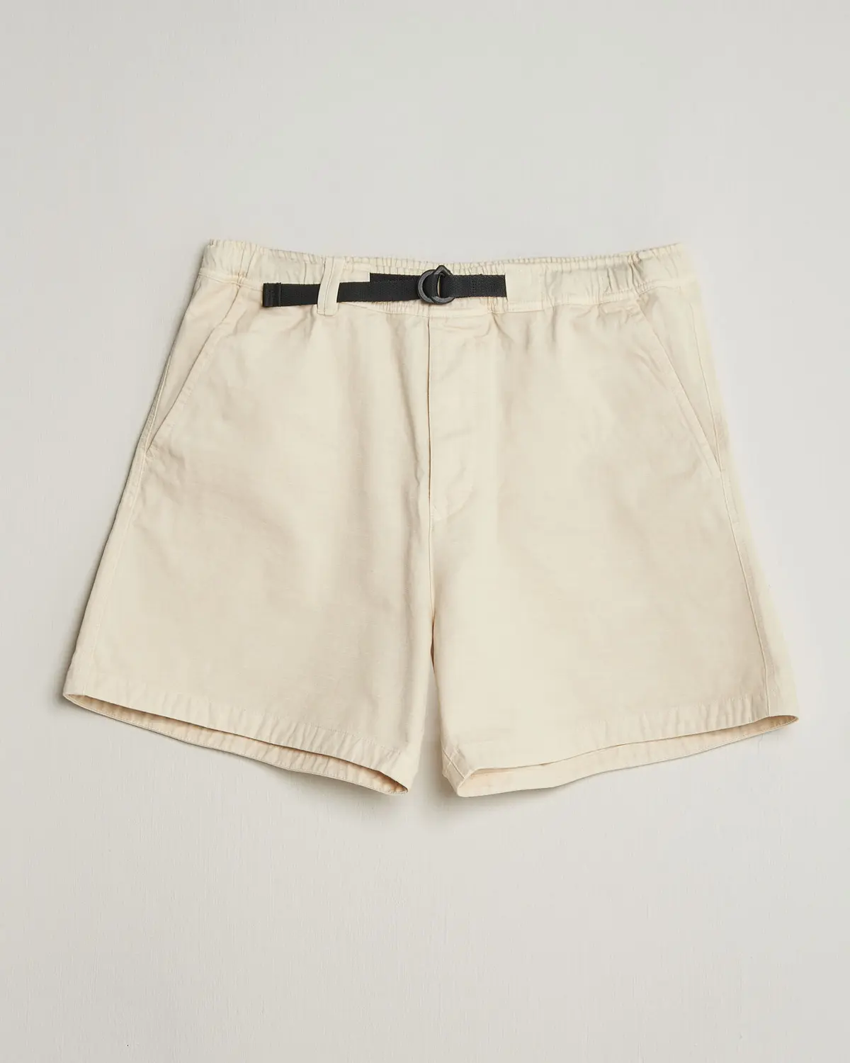 Stone Island Marina Organic Slub Cotton Shorts Ivory