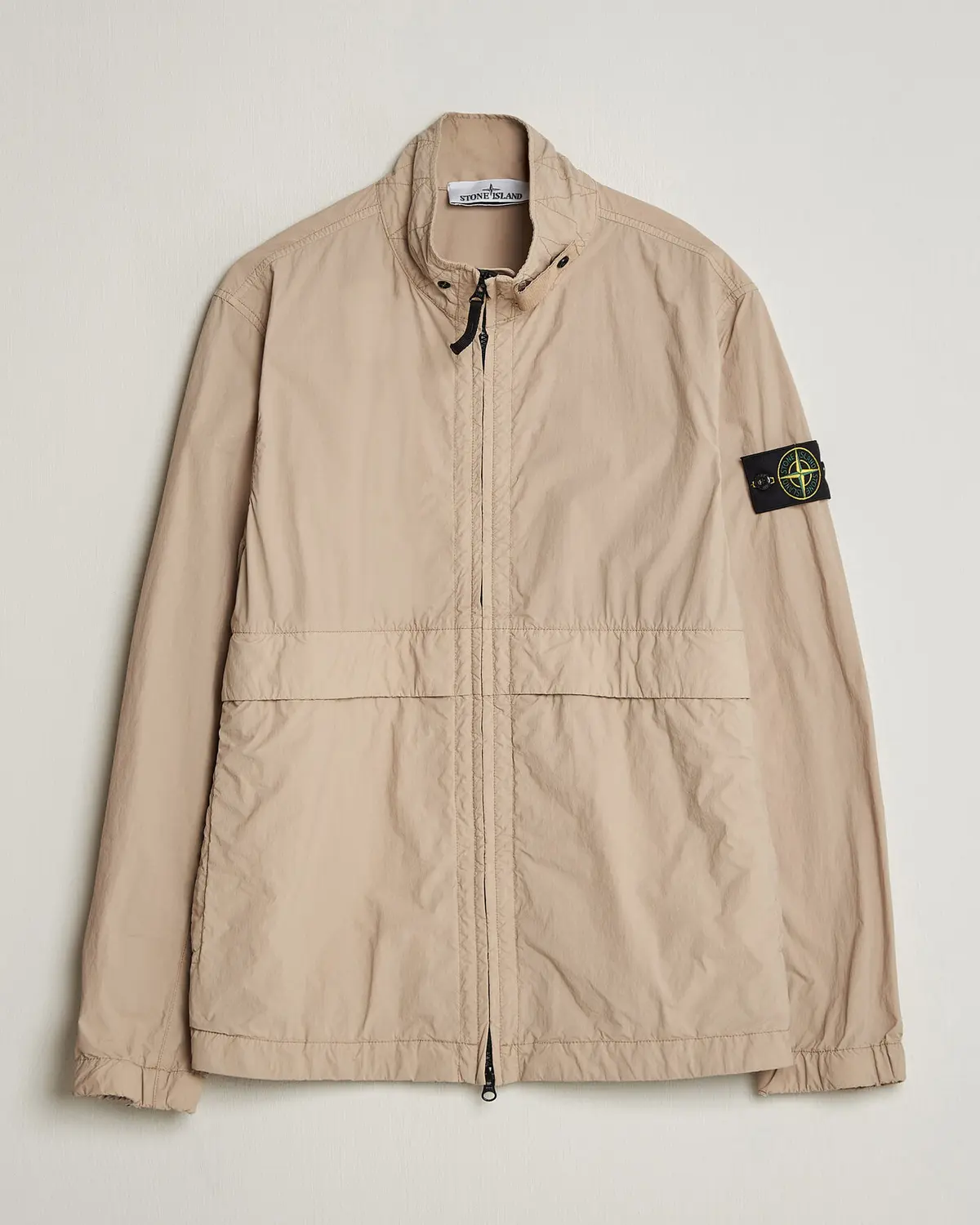 Stone Island Nylon Smerigliato-TC Stand Collar Jacket Desert