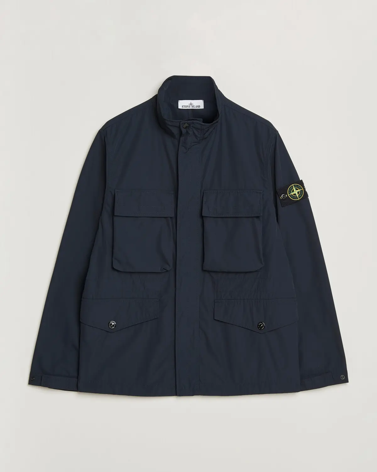 Stone Island Micro Twill Field Jacket Navy