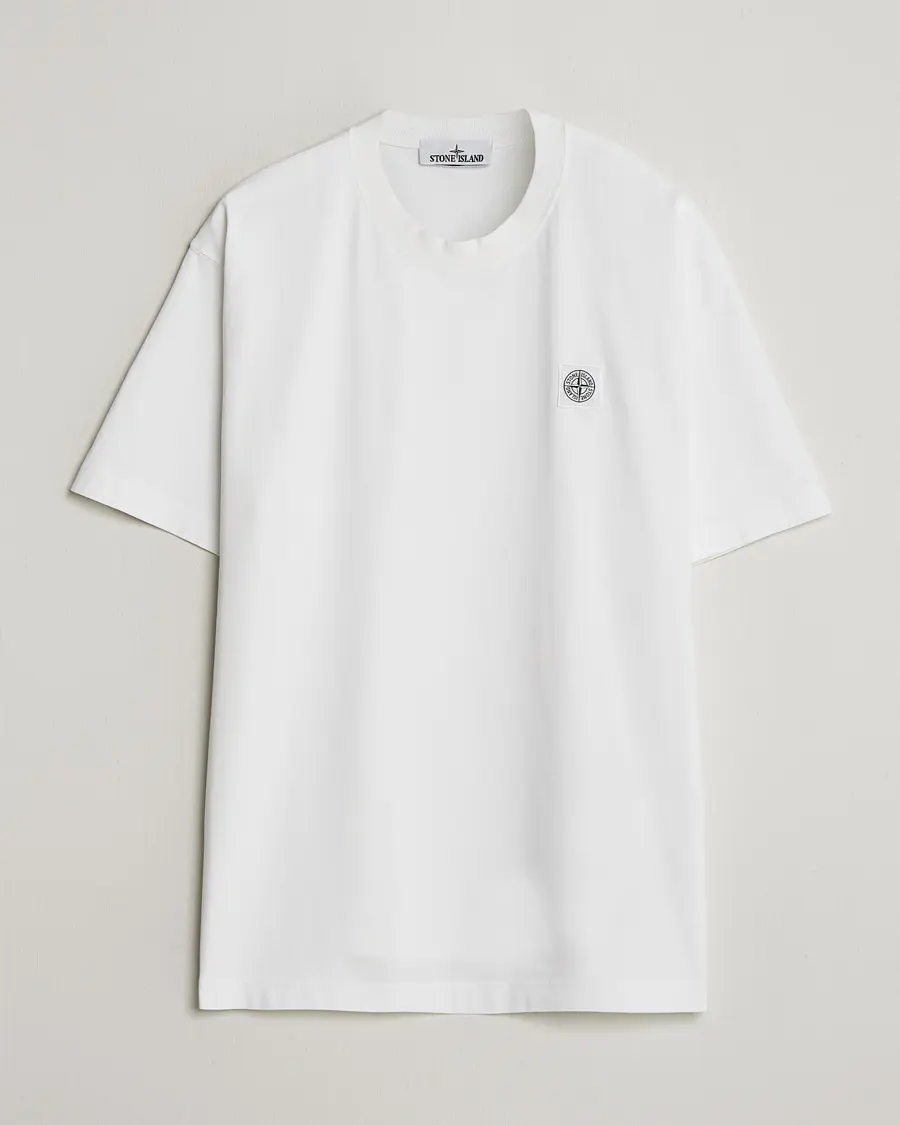 Stone Island Combed Organic Cotton T-Shirt White