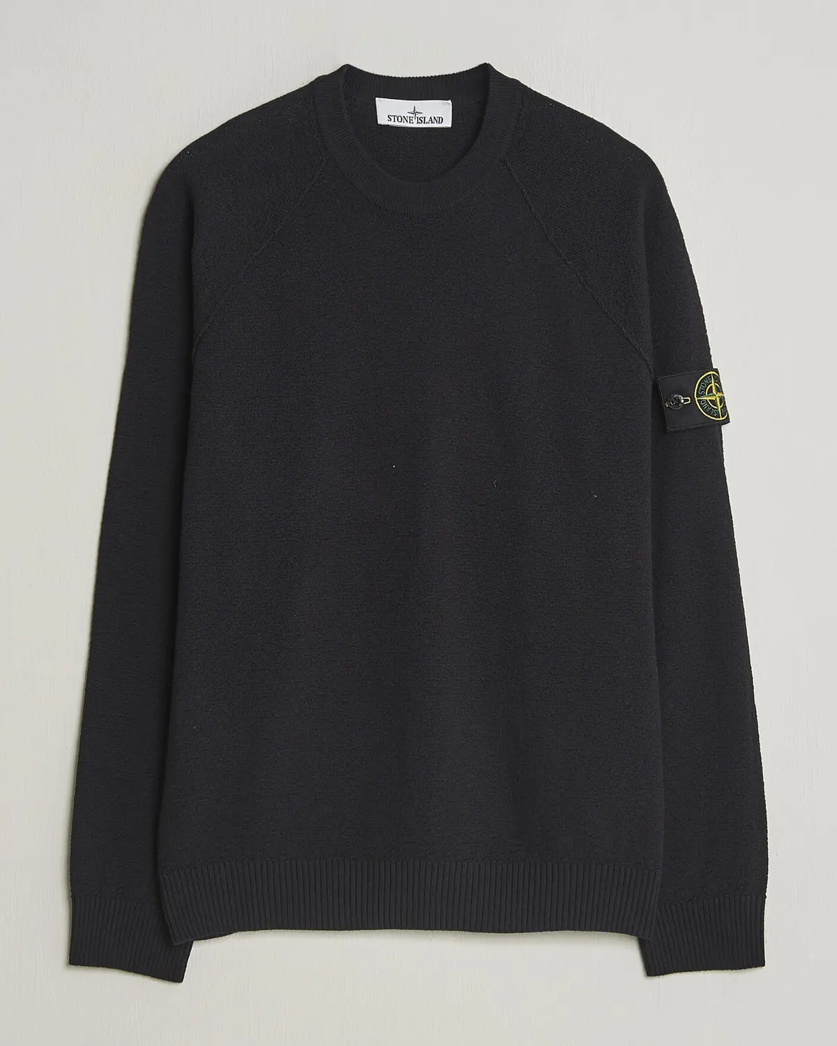 Stone Island Raw Hand Organic Cotton Crewneck Navy