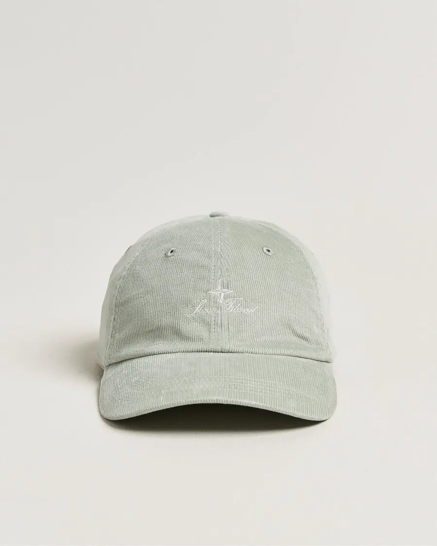 Stone Island Micro Cord Cotton Cap Sage