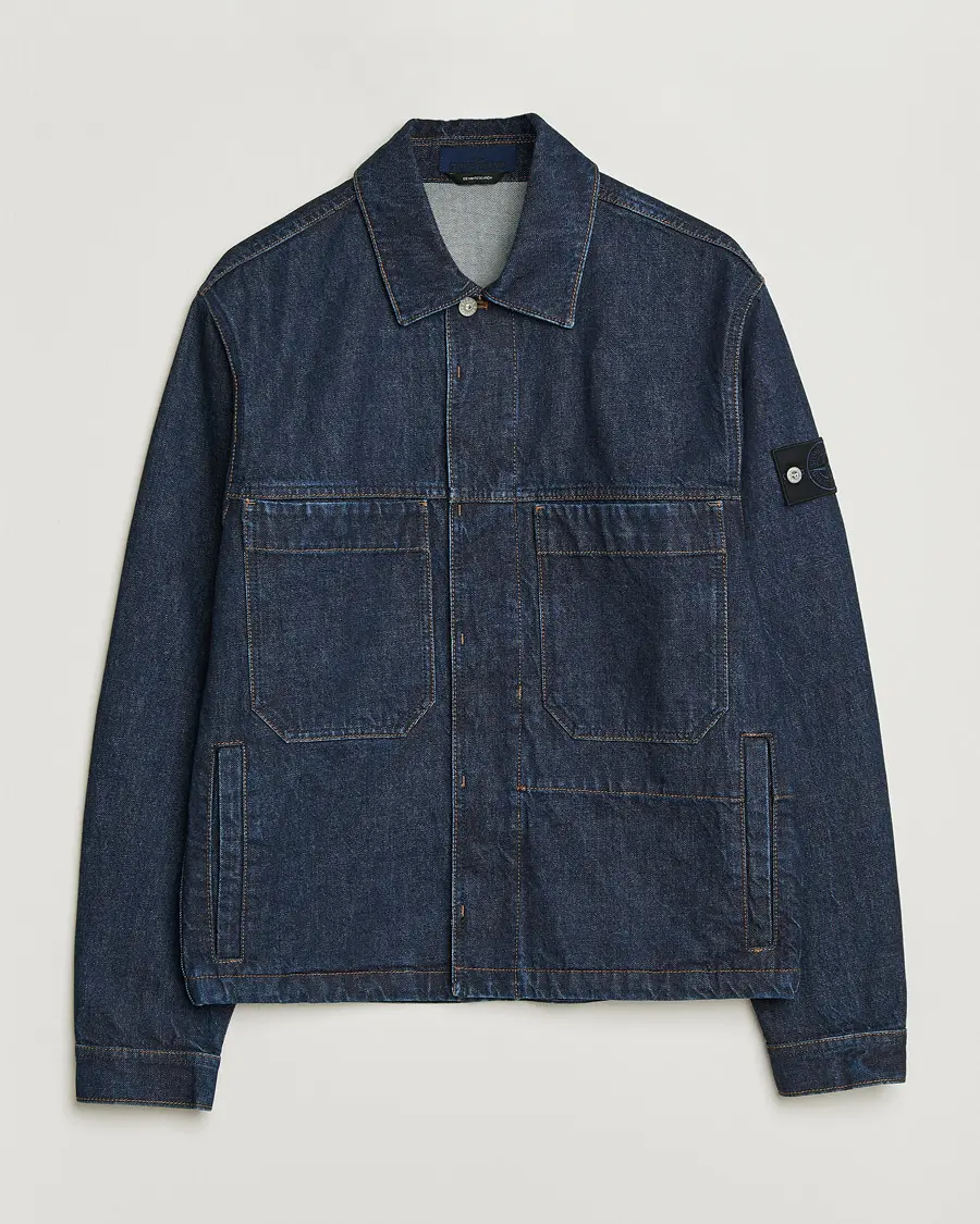 Stone Island Denim Jacket Blue Rinse