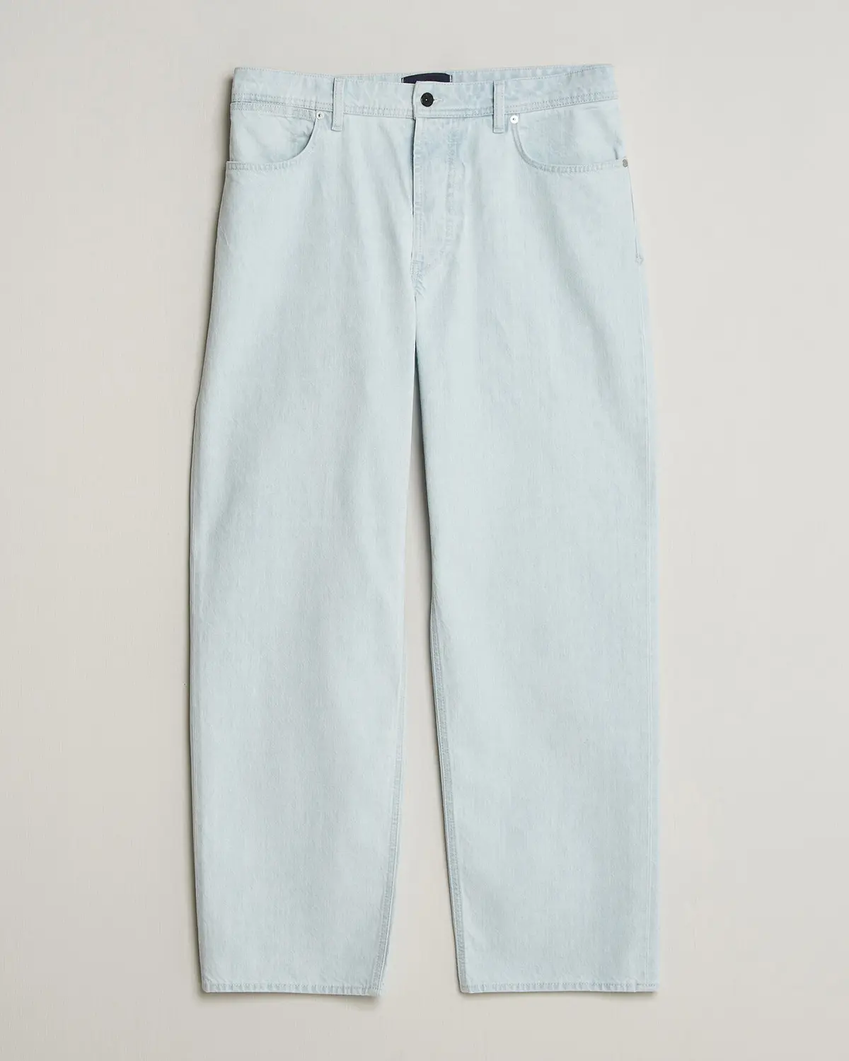 Stone Island Loose Fit Denim Jeans Blue Extra Bleach