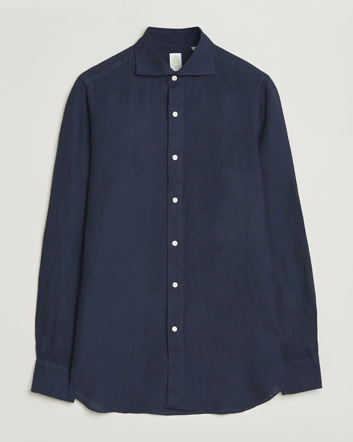 Finamore Napoli Gaeta Linen Shirt Navy