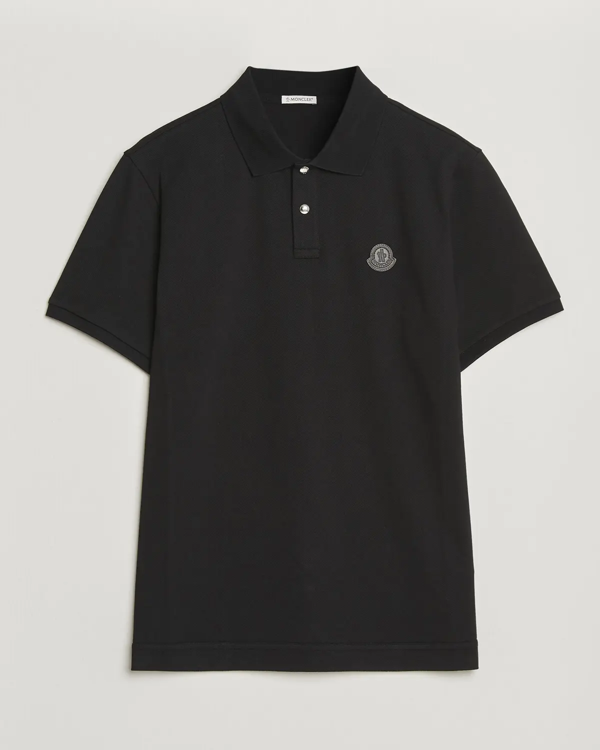 Moncler Luxury Logo Polo Black