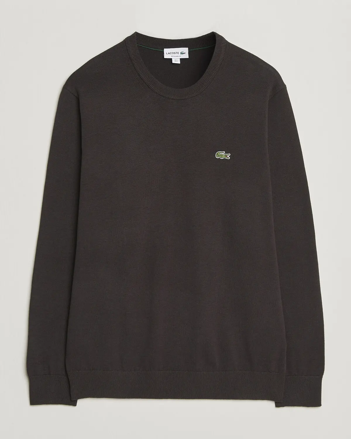 Lacoste Cotton Knitted Sweater Buffalo Brown
