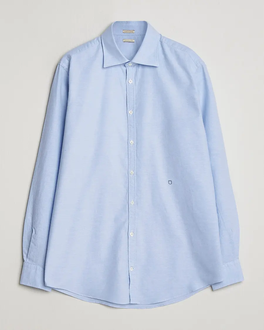 Massimo Alba Genova Oxford Shirt Sky Blue