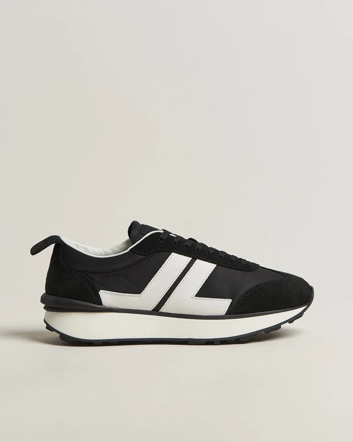 Lanvin Bumpr Running Sneakers Black/White
