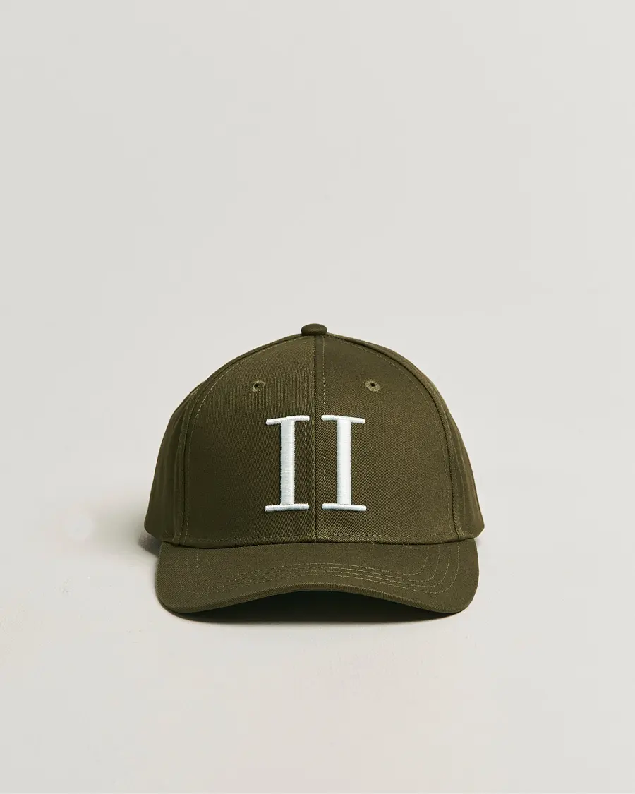 Les Deux Encore Organic Baseball Cap Olive Night
