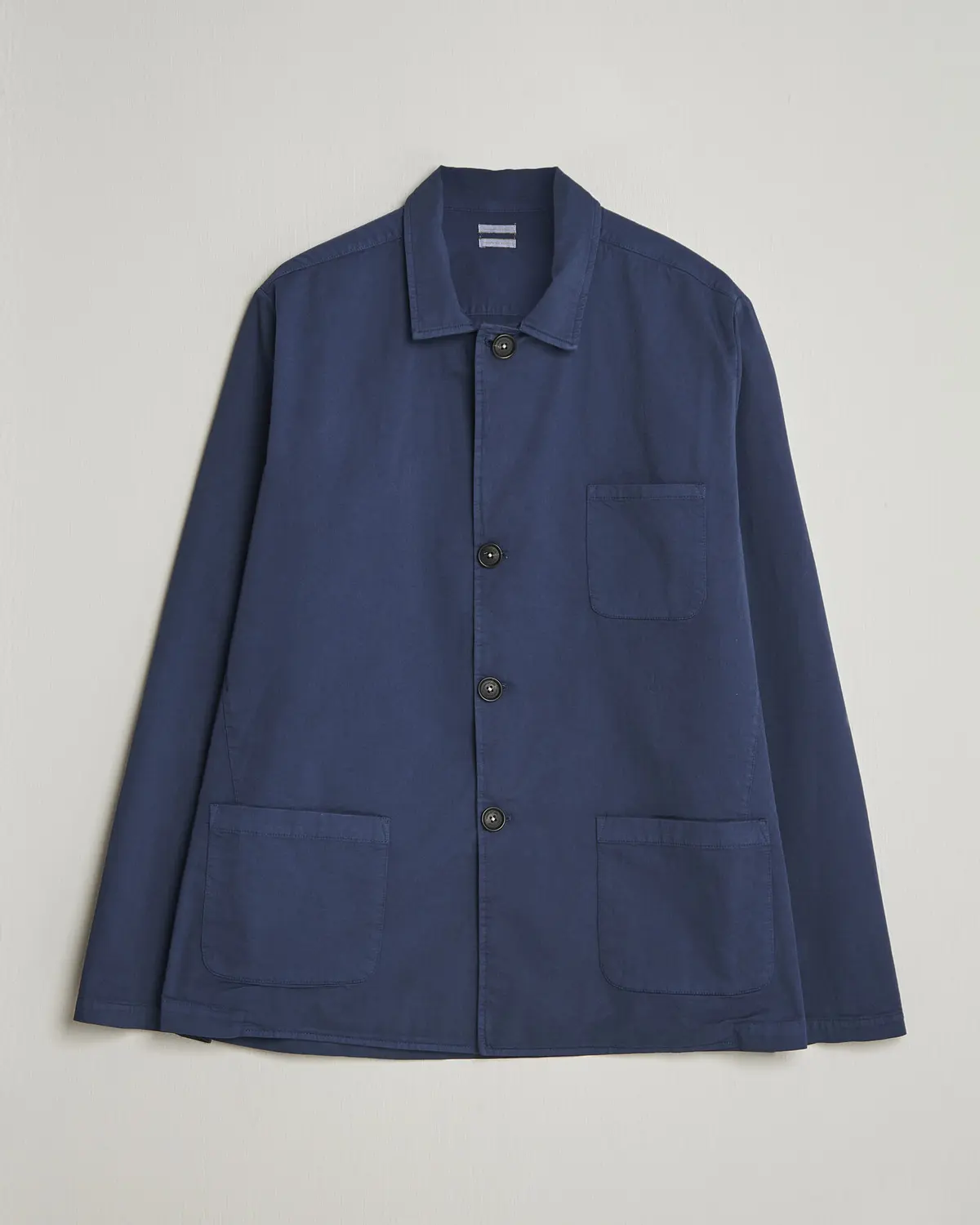 Massimo Alba Florida Cotton Shirt Jacket Midnight Blue