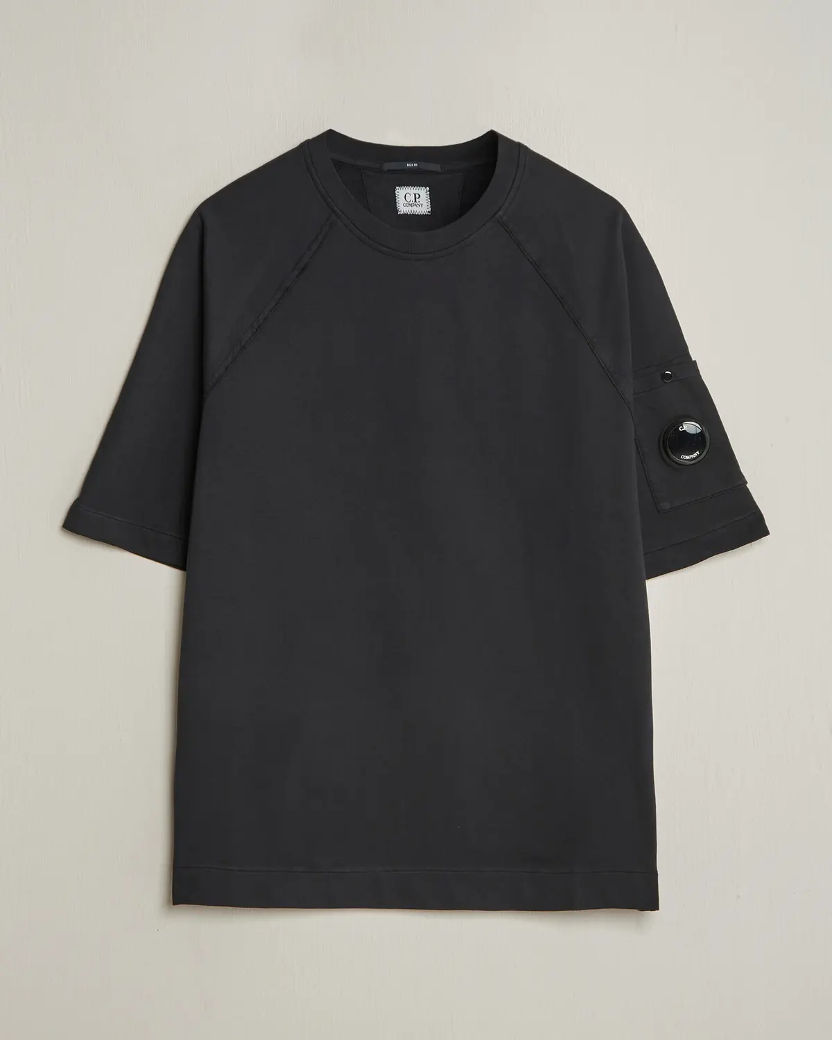 C.P. Company Heavy Weight Lens T-Shirt Black
