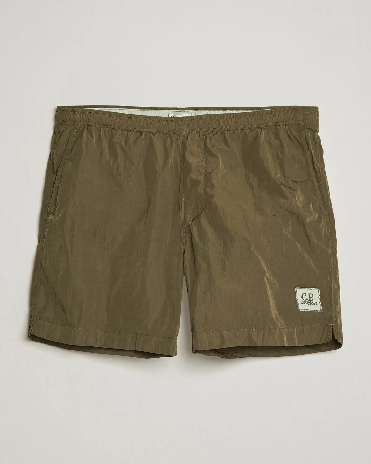 C.P. Company Eco Chrome Logo Swimshorts Olive