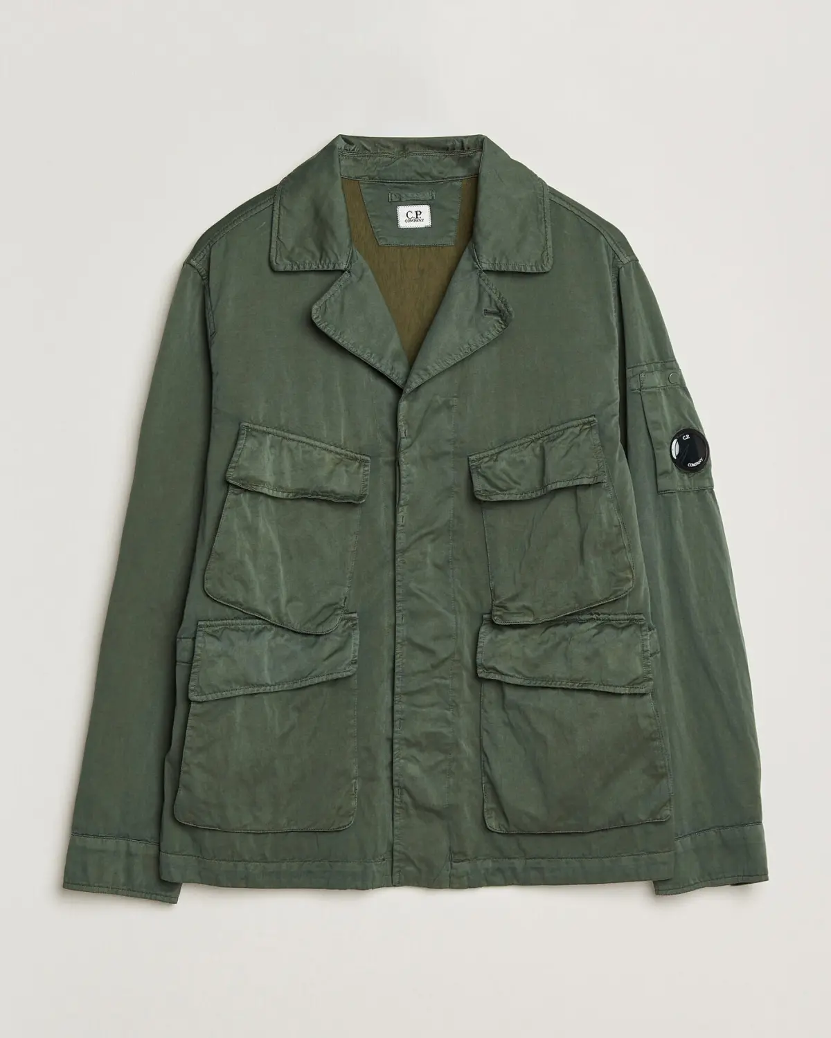C.P. Company Raso Cinque Cotton Nylon Jungle Jacket Dark Green
