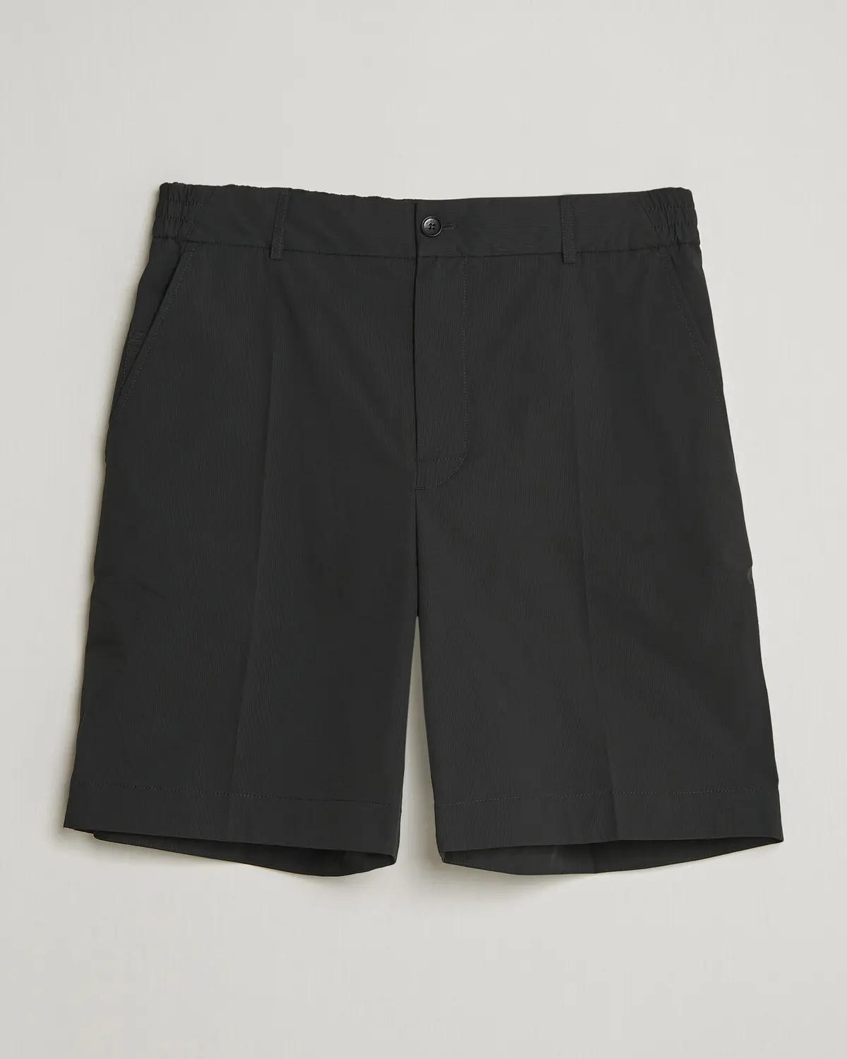 Moncler Lightweight Seersucker Shorts Black