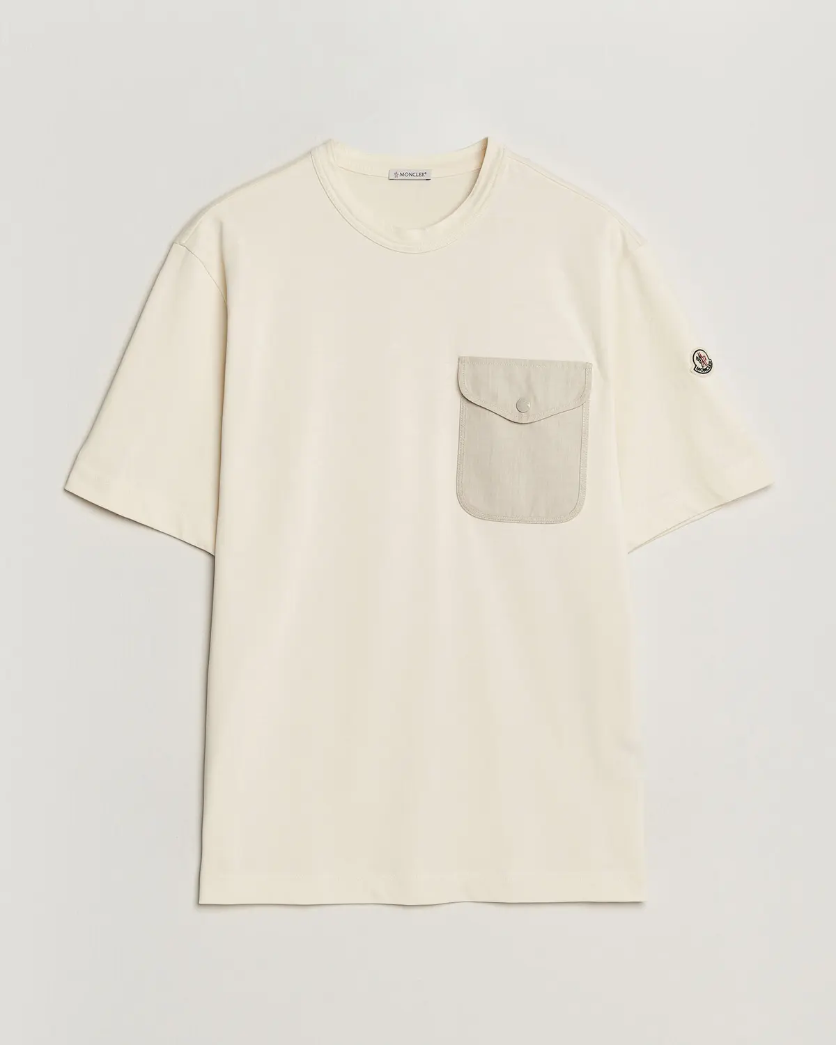 Moncler Oversize Pocket T-Shirt Off White