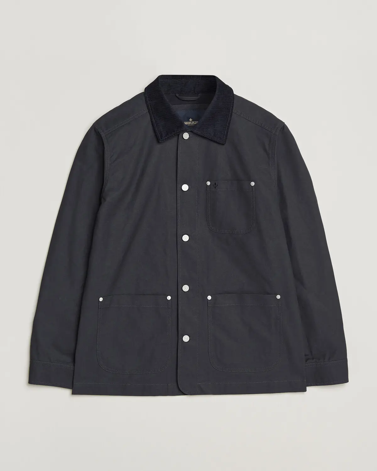 Morris Belmont Wax Shirt Jacket Navy