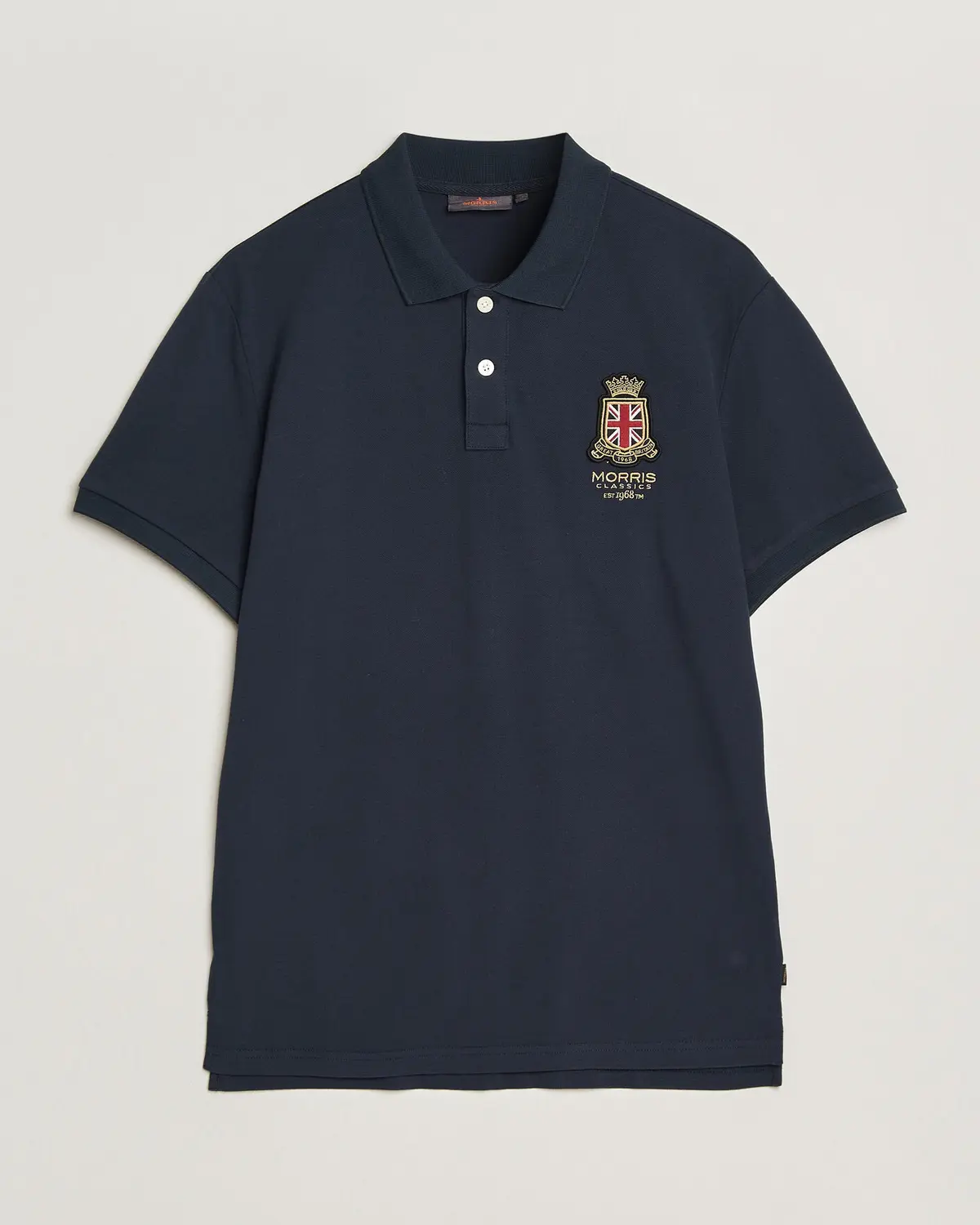 Morris Barton Pique Navy
