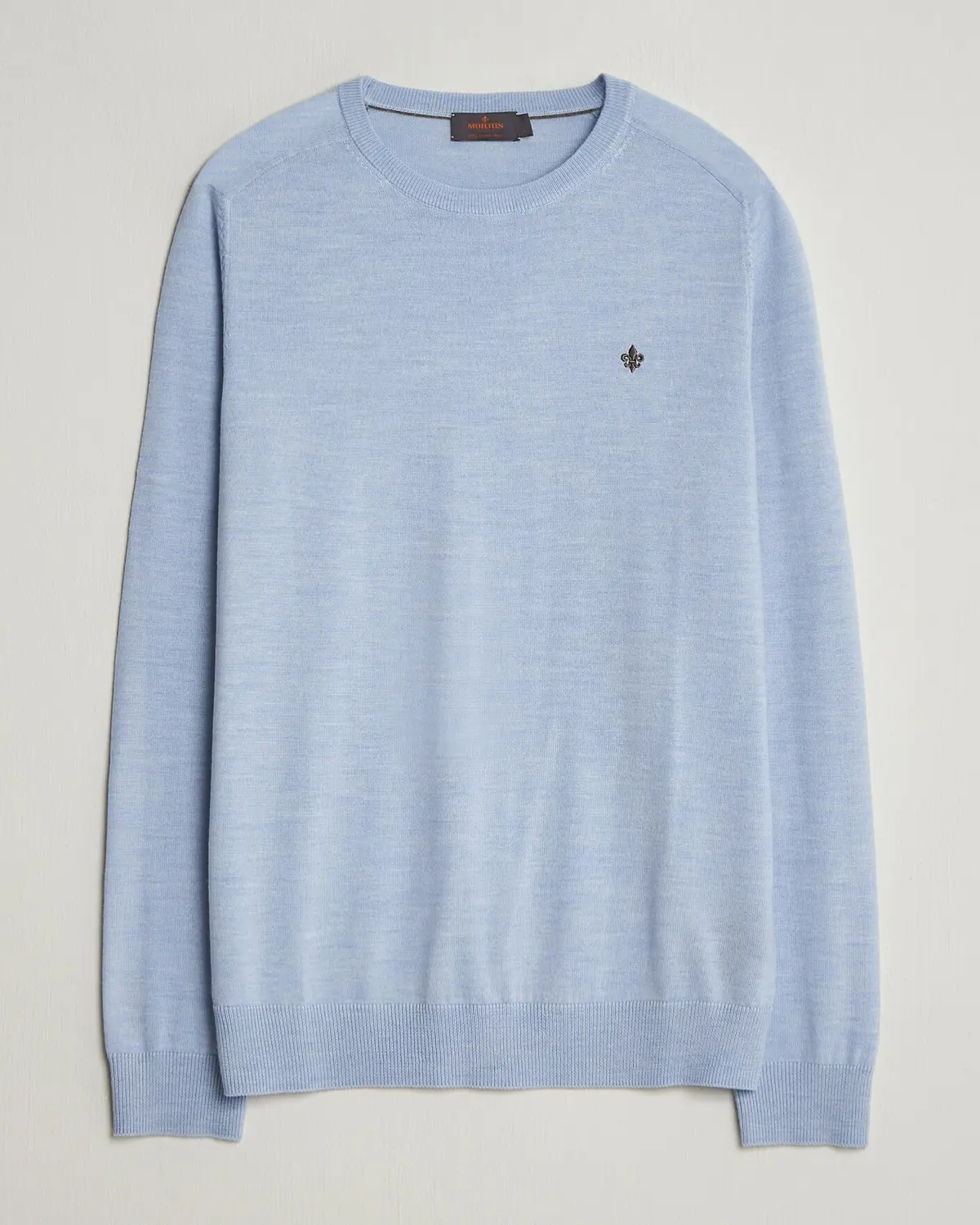 Morris Merino Oneck Light Blue