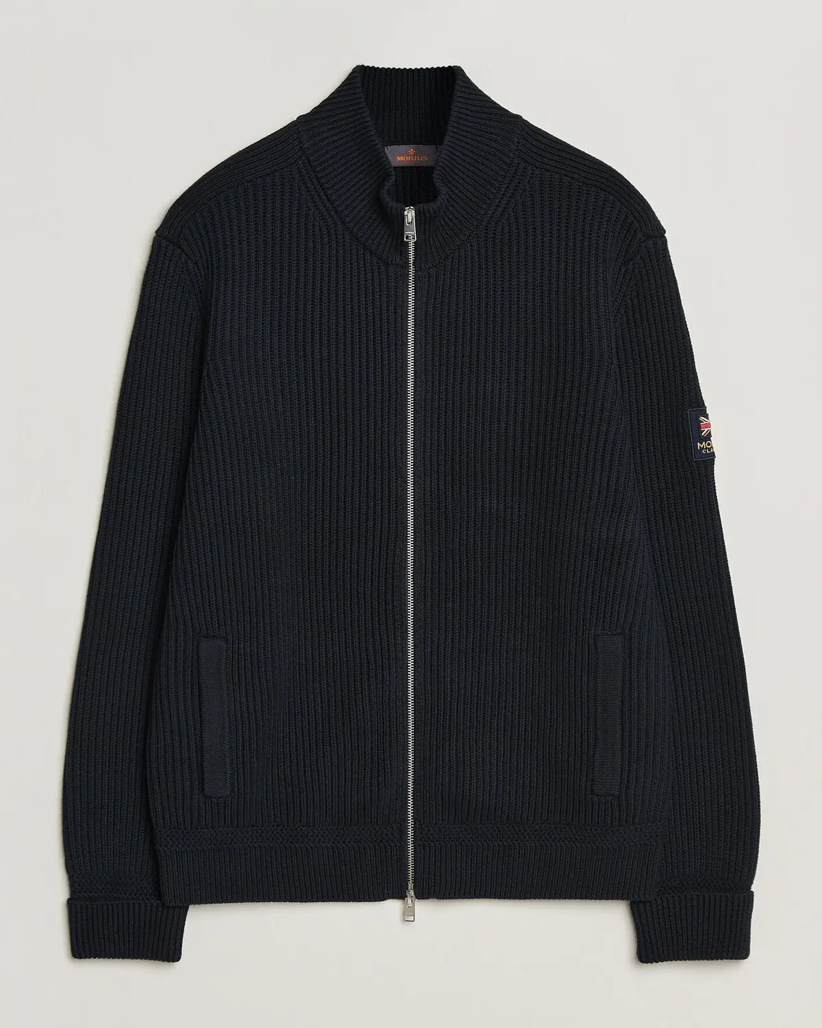 Morris Brenton Full-Zip Cardigan Navy