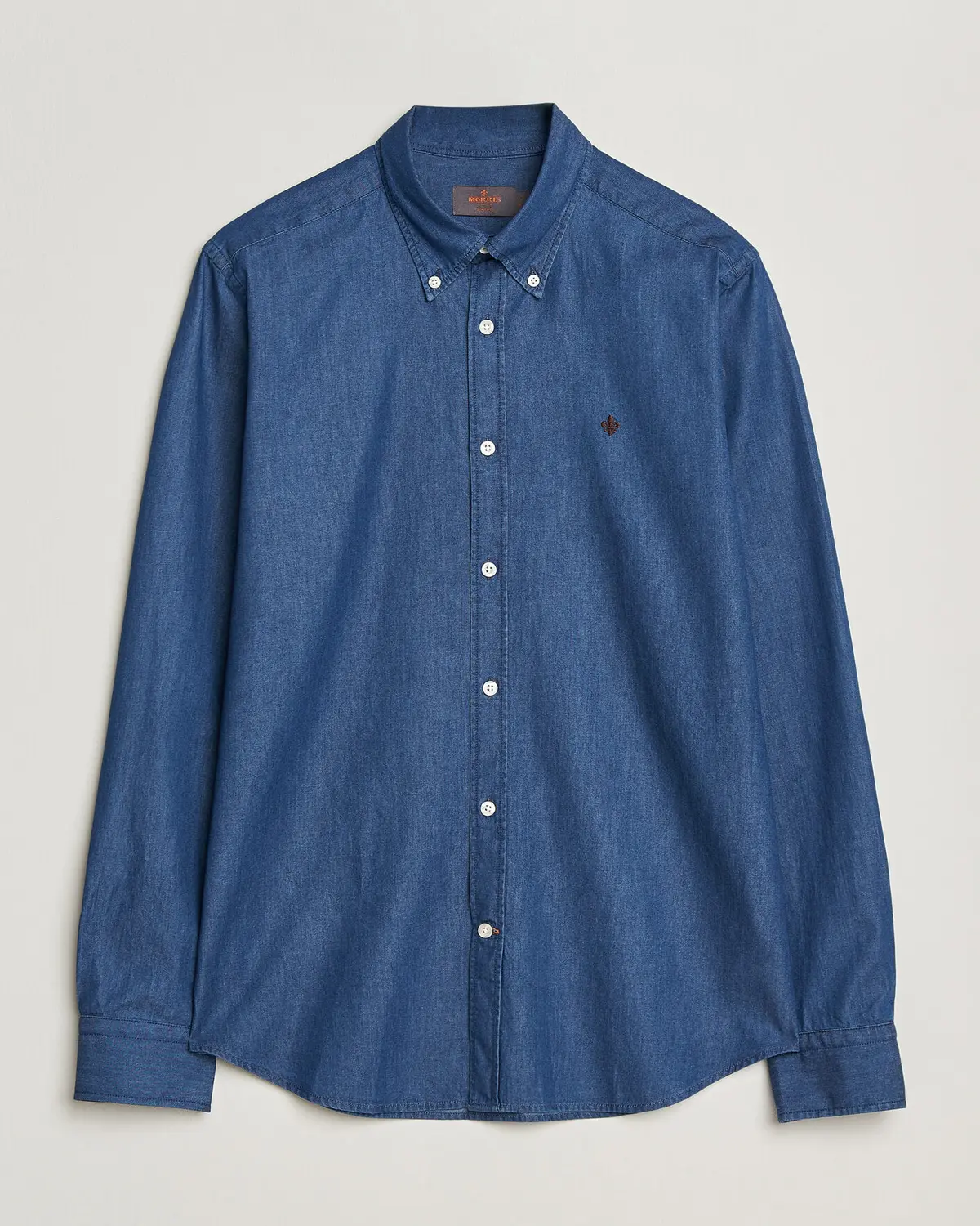Morris Light Denim Shirt Blue