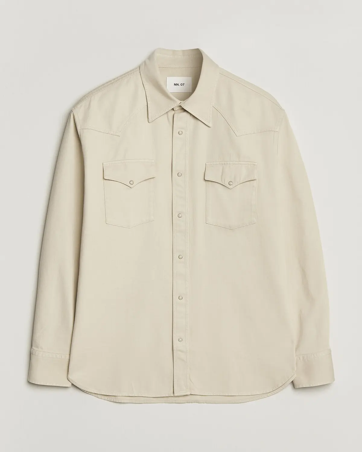 NN07 Ricky Western Denim Shirt Ivory