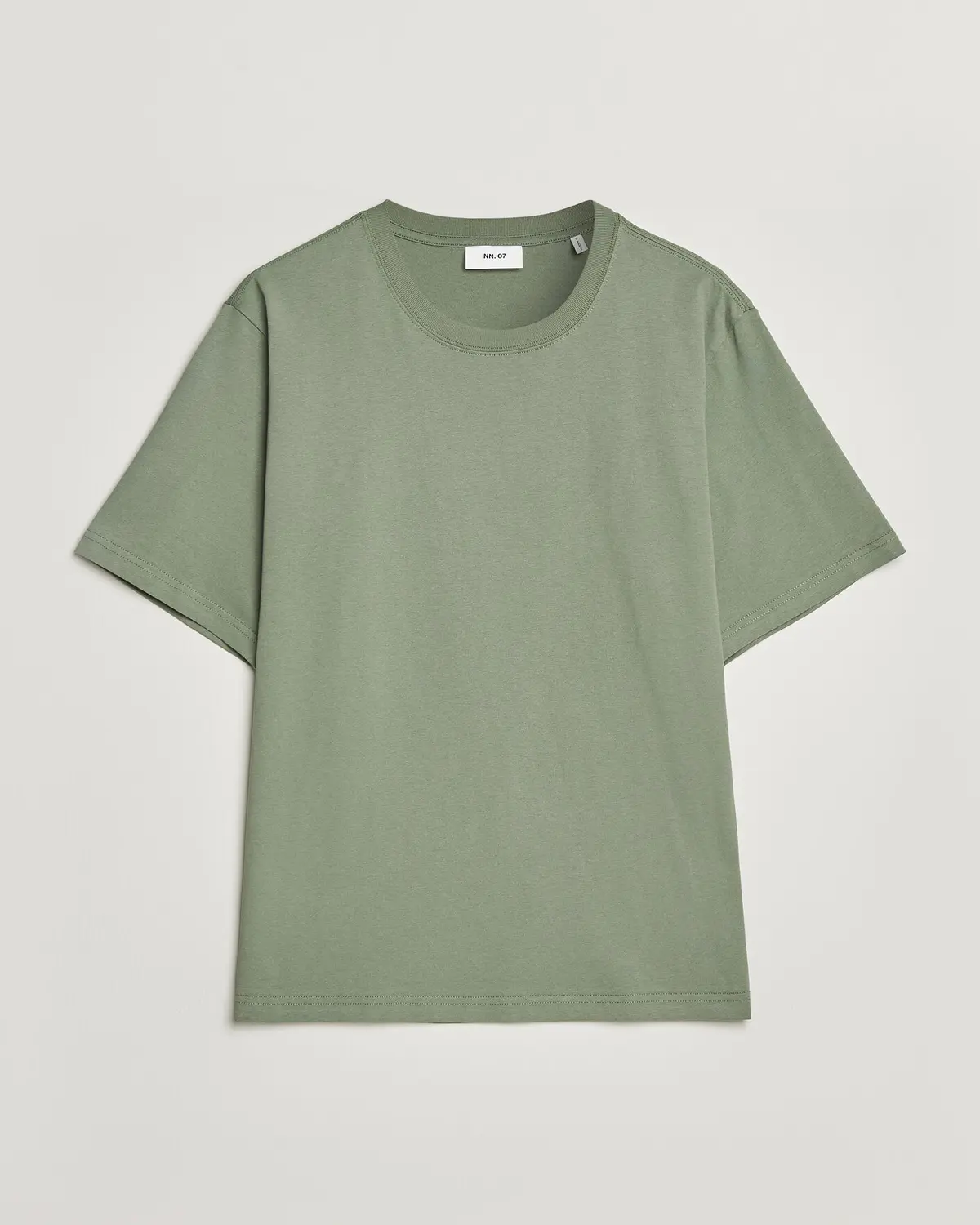 NN07 Jett Washed Crew Neck T-Shirt Sea Spray Green