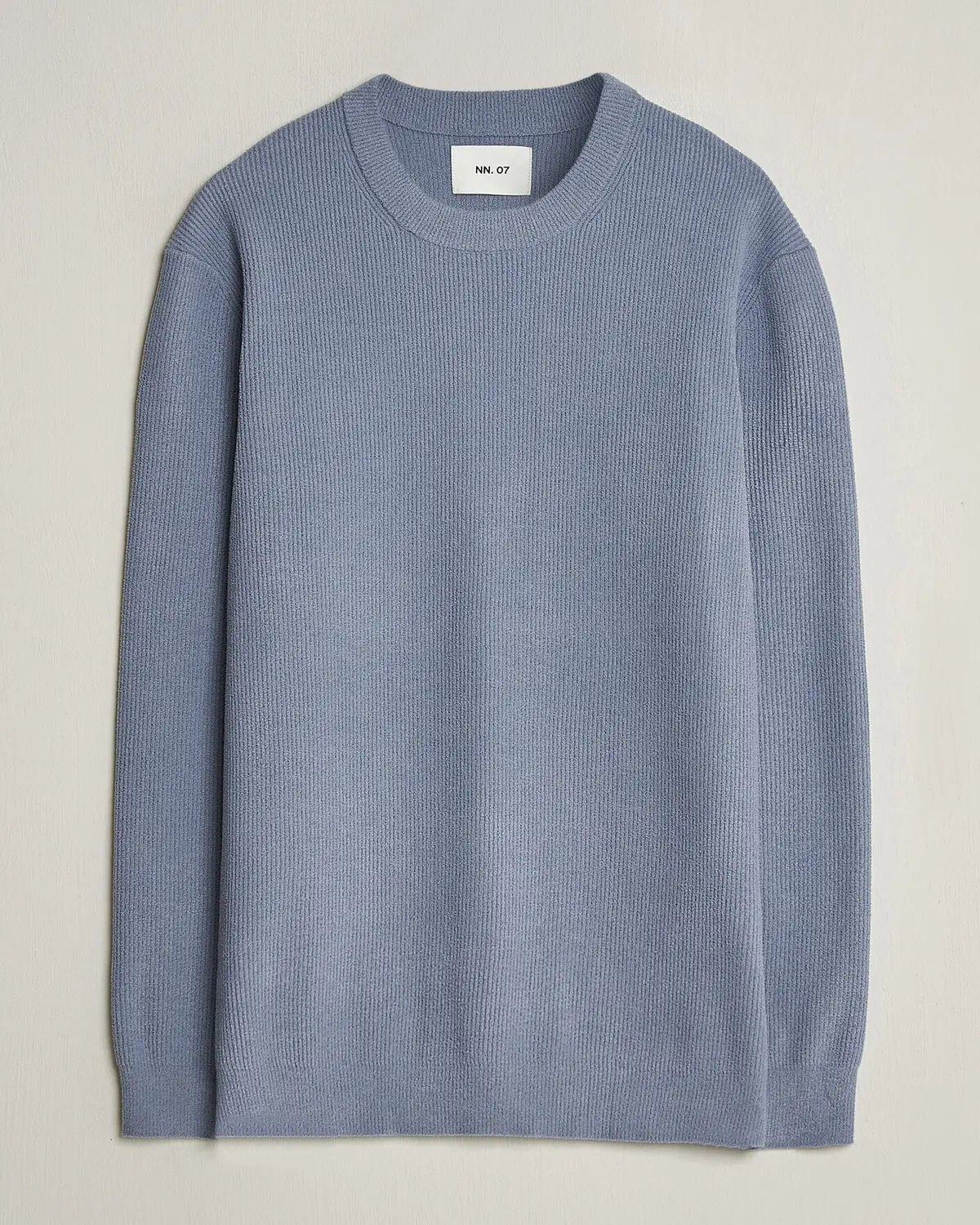 NN07 Danny Knitted Sweater Stone Blue
