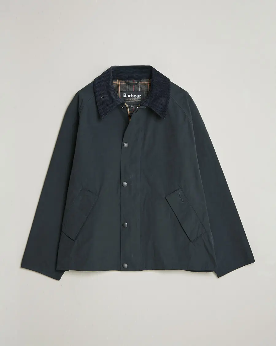 Barbour Heritage Oversize Transporter Casual Jacket Navy