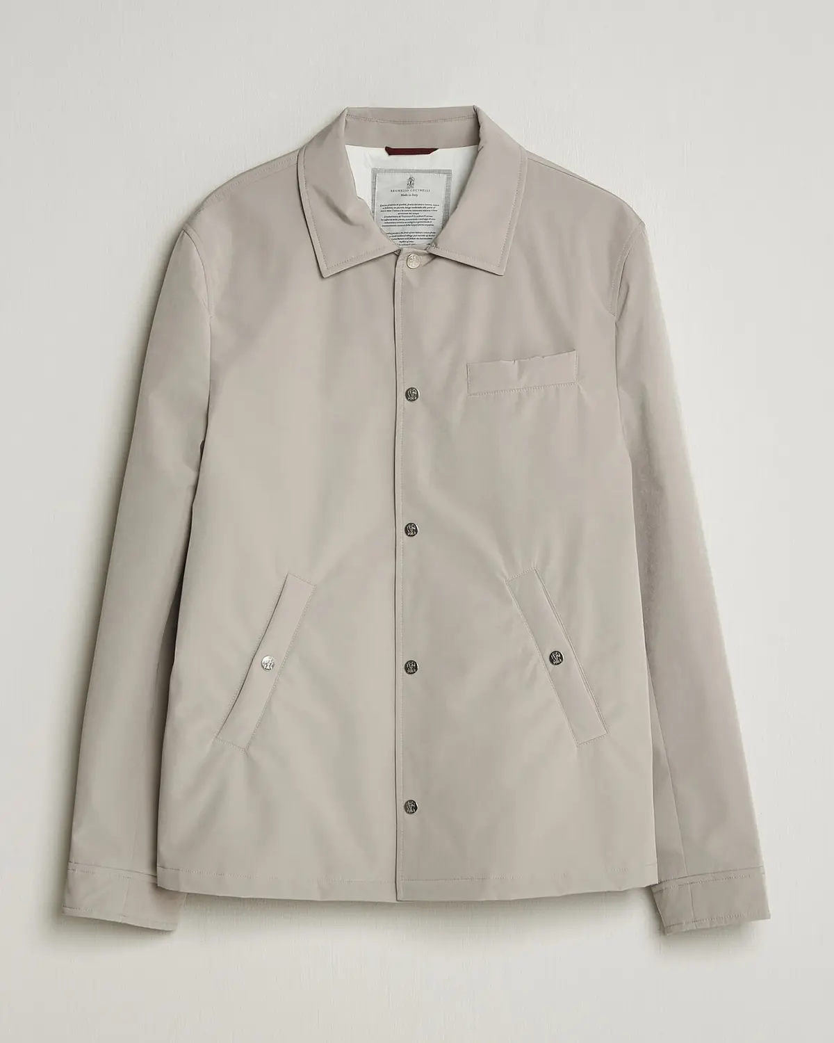 Brunello Cucinelli Nylon Padded Jacket Beige